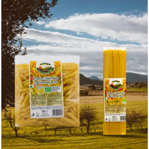 democratisch geproduceerde italiaanse biologische pasta