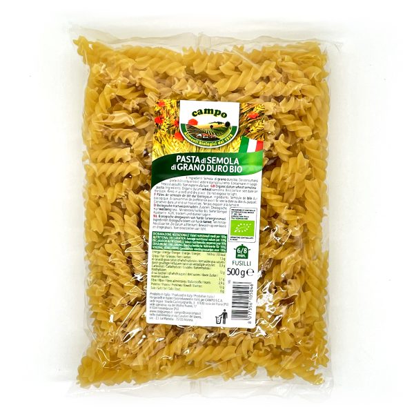 Biologische Fusili uit Italië